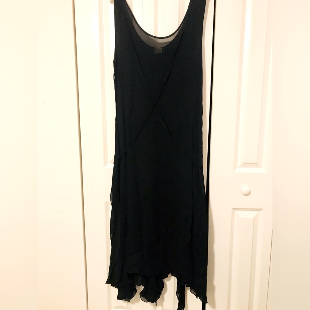 Mondi Black dress - Made in Italy- Size 12-14 - Chiffon